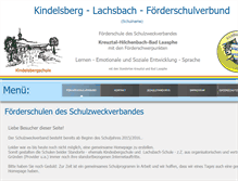 Tablet Screenshot of lachsbach-schule.de